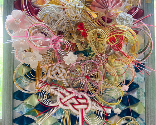 水引アート 水引アレンジ ご祝儀袋 結婚証明書 オーダーメイド 卒花