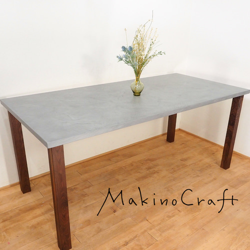 XL【幅＋奥行＝250～270cm】フランス産モルタルテーブル／モール