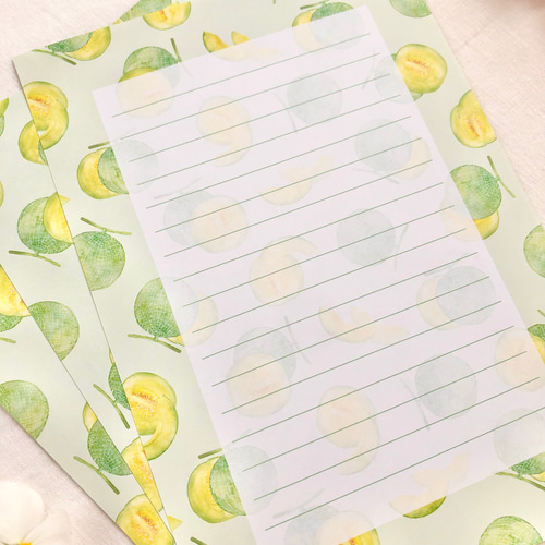 マスクメロン レターセット(letter writing set) レターセット マスクメロン レターセット(letter writing set) レターセット