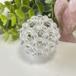 17mm 1個 ヒマラヤ水晶 龍頭（ドラゴンヘッド）手彫り彫刻 天然石 横穴