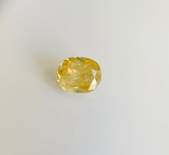 天然　イエローダイヤモンド CGLソ付　0.294ct Fancy deep yellow 1枚目の画像