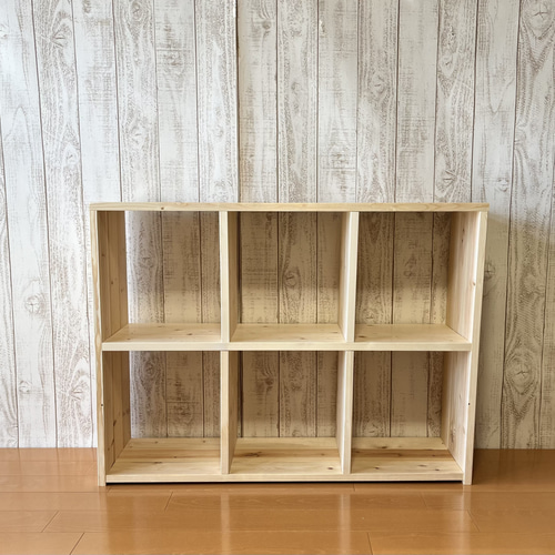 フリーラック おもちゃ収納 6マスシェルフ ランドセルラック 教具棚