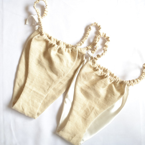 ヘンプ100％ ふんどしパンツ リラックスショーツ 絹 無染色・無漂白