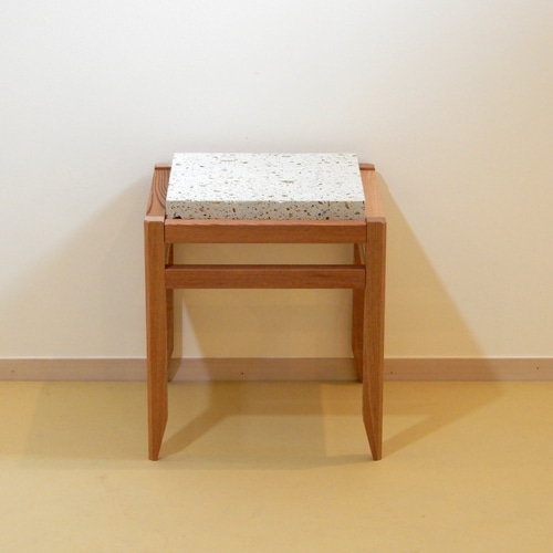 天然石の観葉植物ラック(小) ガーデンベンチ 多肉植物寄せ植え