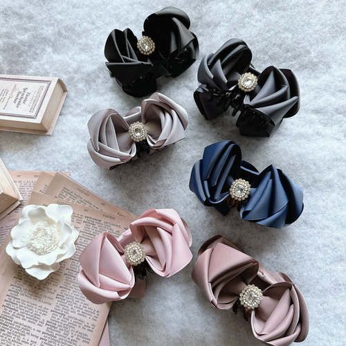 【大きめリボンが可愛い☆】HERMES ヘアクリップ Karma Twill 楽天市場】【送料無料】ヘアクリップ レディース ヘア飾り