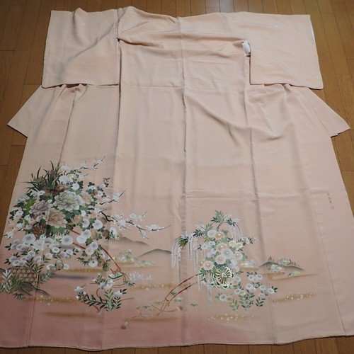 受注制作 ✳︎1点物 ✳︎ アンティーク 正絹 着物リメイク