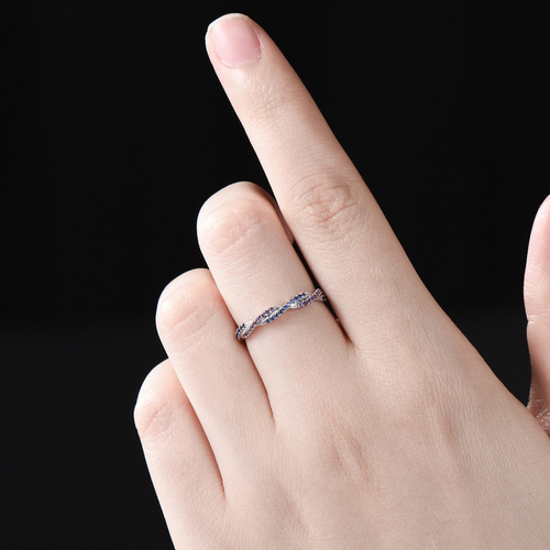 2月誕生石 天然アメジスト 結婚指輪 9月誕生石 天然ブルー