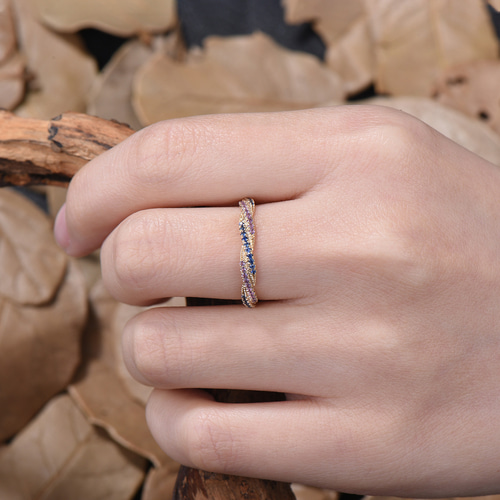 2月誕生石 天然アメジスト 結婚指輪 9月誕生石 天然ブルーサファイア