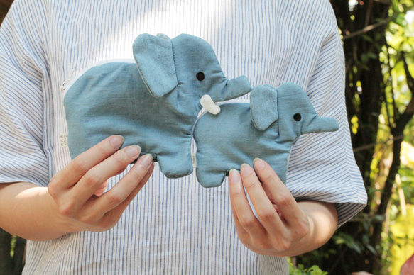 Mini Elephant pouch ミニゾウポーチ 7枚目の画像