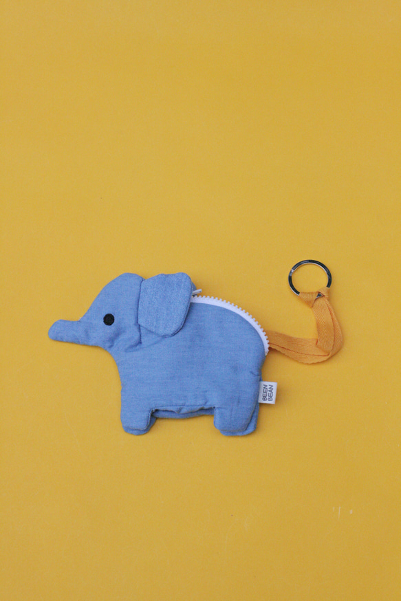 Mini Elephant pouch ミニゾウポーチ 2枚目の画像