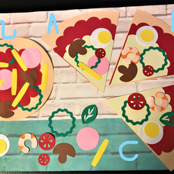 クラフト☆ピザ 4タイプ 壁面 製作 キット キット くりりん 通販