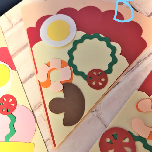 クラフト☆ピザ 4タイプ 壁面 製作 キット キット くりりん 通販