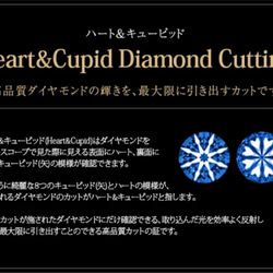 【JORIE】Heart & Cupid ♡揺れる美しい輝き　一粒極上ピアス／イヤリング　サージカルステンレス刻印　 5枚目の画像