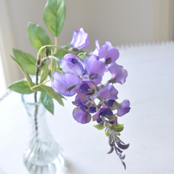 【特集掲載】再販☆上質な藤の花のマジカルウォーターアレンジ 3枚目の画像