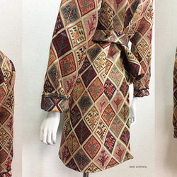 【1点もの・デザイン画付き】ゴブラン織りアシメトリージャケット（KOJI TOYODA） 6枚目の画像