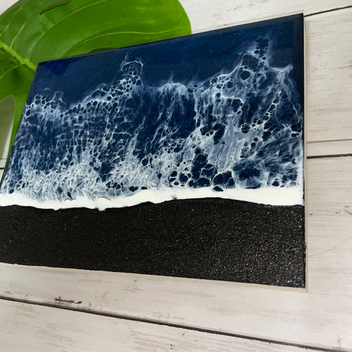 オーシャンアート(海アート) NO-32 Leaf Edgez Ocean Resin art（オーシャンレジンアート