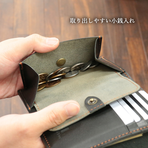 栃木レザー 三つ折りミドルウォレット 財布 本革 日本製 メンズ 栃木レザー 三つ折りミドルウォレット 財布 本革 日本製 メンズ