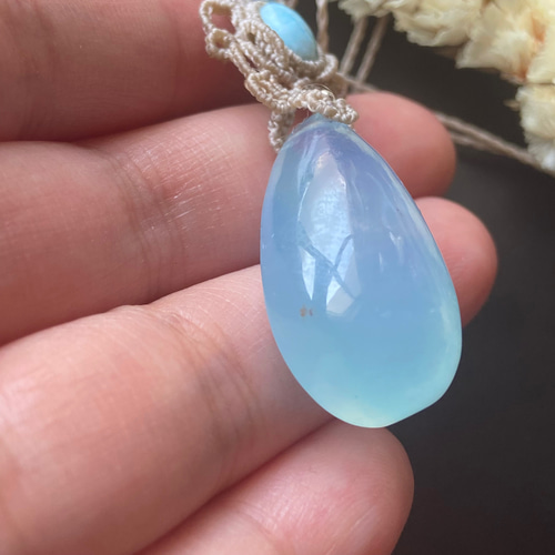 ♥️母の日SALE♥️】大粒アクアマリン×ラリマー×ローズクォーツの
