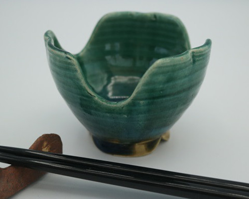 総織部割山椒小鉢4客組（作品番号O-54） お椀・ボウル・鉢 森の丘陶