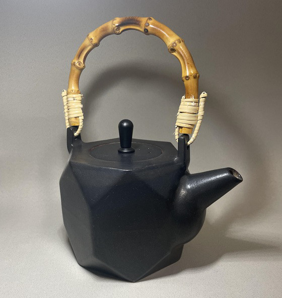 六角形の急須 ブラック typeＢ