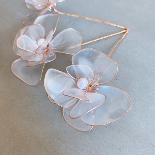 アメリカンフラワー ヘッド ブライダル ウェディング ヘッド