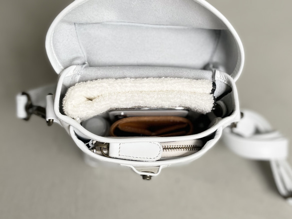 防水收縮皮革防水智慧型手機袋非常適合戶外 [灰色] 第15張的照片