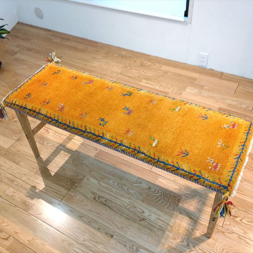 kare ベンチ ヤギ皮