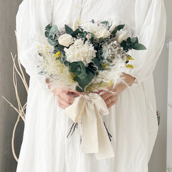 ウェディング　クラッチブーケ　ドライフラワー ドライフラワー】オーダーメイド / クラッチブーケ 結婚式
