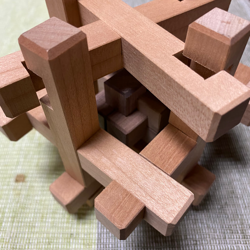 高級木材パズル 木製オブジェ size：49cm×32cm 【公式通販】