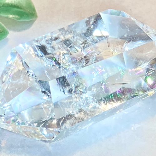 レインボークォーツ✨クリスタル 水晶 ダブルポイント 天然石 東洋  