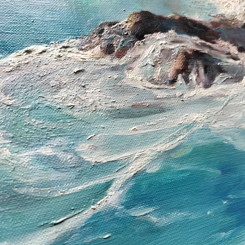 海韻-2】油絵原画 M12サイズ 一点物 豪華プレゼント付き 絵画 海韻-2】油絵原画 M12サイズ 一点物 豪華プレゼント付き 絵画