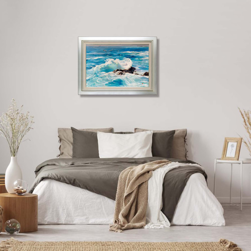 海韻-2】油絵原画 M12サイズ 一点物 豪華プレゼント付き 絵画 海韻-2】油絵原画 M12サイズ 一点物 豪華プレゼント付き 絵画