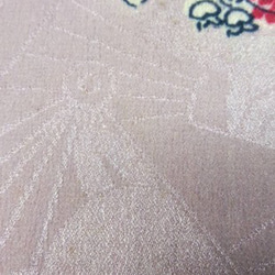 アンティーク　紋錦紗　反物幅×96cm 3枚目の画像