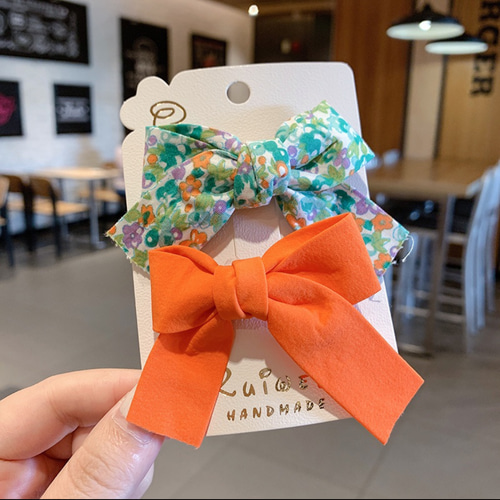 韓国ファッション ヘアピン リボン 可愛い 子供 ヘアアクセサリー