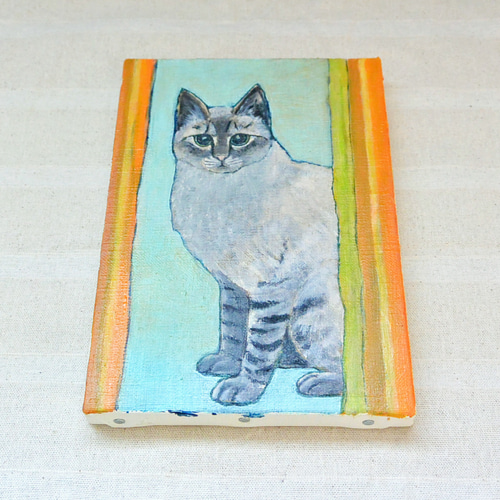 油絵油彩猫3号 油絵油絵猫3号 Amazon.co.jp: 南善康 無題 三匹のネコ 油彩