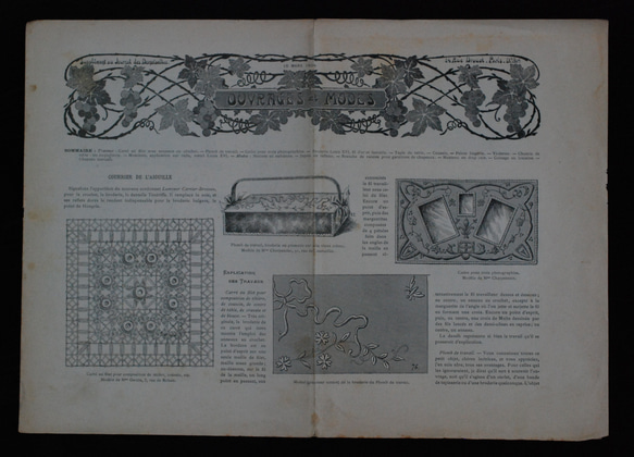 1904年3月 OUVRAGES et MODE 1枚目の画像