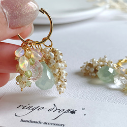 ✴︎新緑の季節✴︎パステルグリーンカルセドニー・プレシャスオパール