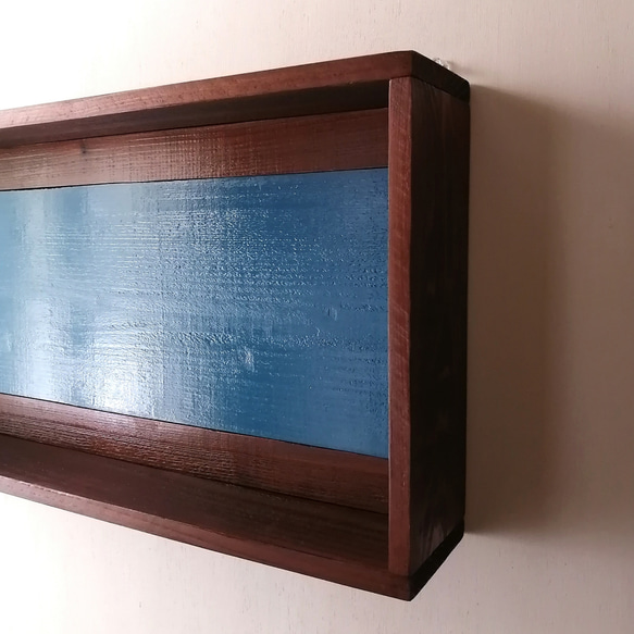 Vintage Shelf 『blue line』　レトロ ヴィンテージ シェルフ 6枚目の画像