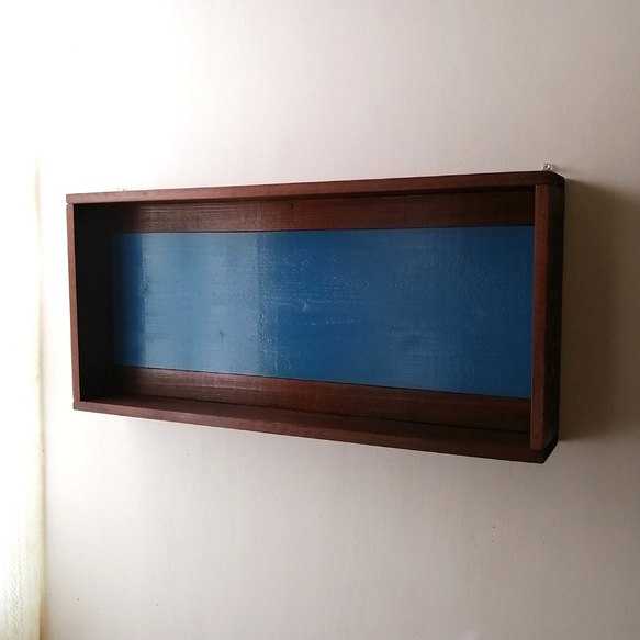 Vintage Shelf 『blue line』　レトロ ヴィンテージ シェルフ 5枚目の画像