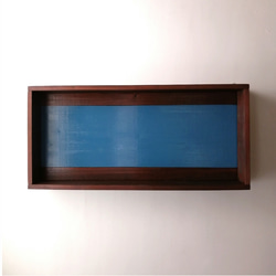 Vintage Shelf 『blue line』　レトロ ヴィンテージ シェルフ 4枚目の画像