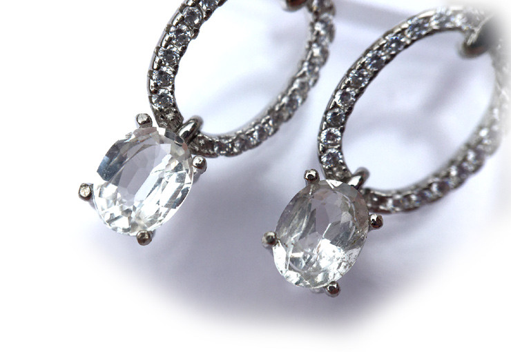 ロシア産フェナカイトピアス＊証明書付き