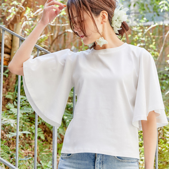 美しく風を感じる接触冷感Tシャツ｜リリィ 17枚目の画像