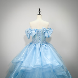 新作ウェディングドレス - フランス式プリンセス風のエレガントな、贅沢なウェディングに チューブトップ  結婚G 096 3枚目の画像