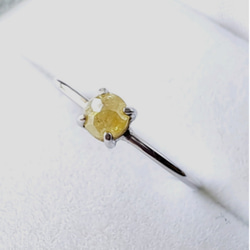 レモンクォーツ(コンケーブカット)の14kgfペンダントトップ&ネックレス