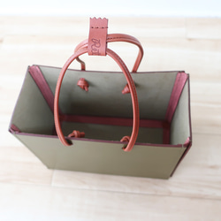 男女兼用 箱型バッグ（全４色）❣️フォーマルにもなるトートバッグ【Reterraオリジナル】 11枚目の画像