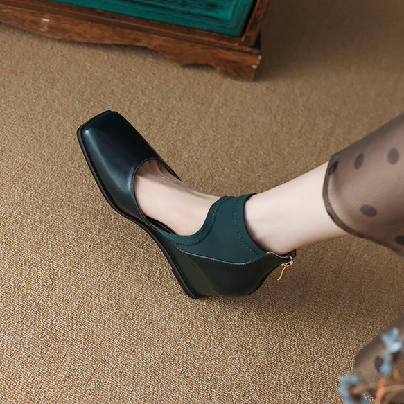 女式穆勒涼鞋 2 色 22-24.5 尺碼 B7049 第3張的照片