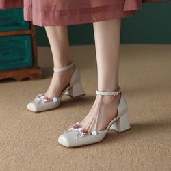 涼鞋鞋女式 2color 21.5-25 尺碼 B7046 第6張的照片