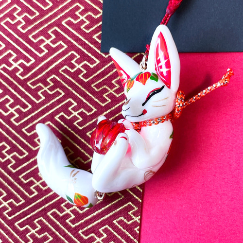 振狐ストラップ【鬼灯(ほおずき)】 携帯ストラップ 叶きりく 通販