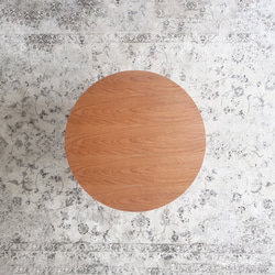 アルダー材のサイドテーブル［2サイズ 40cm・50cm] 高さも選べます。セミオーダー 日本製 天然突板 7枚目の画像