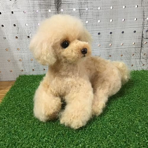 トイプードル（アプリコット） 羊毛フェルト コーギー大好きママ 通販